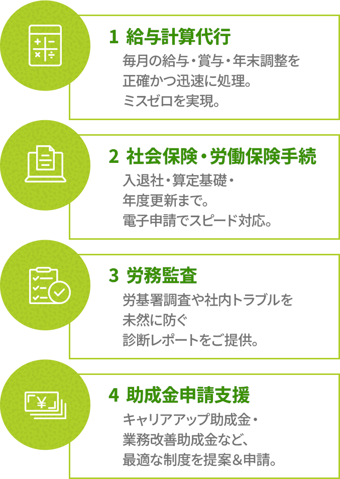 専門特化 × 組織力